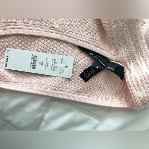 WHBM Keyhole Halter Sweater Tank Pink S NWT - Picture 12 of 12